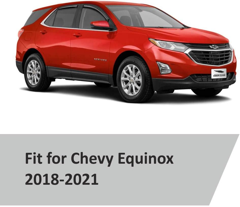 4 Pieces Extra Durable In-Channel Rain Guards for Chevrolet Equinox 2018-2022 A928655