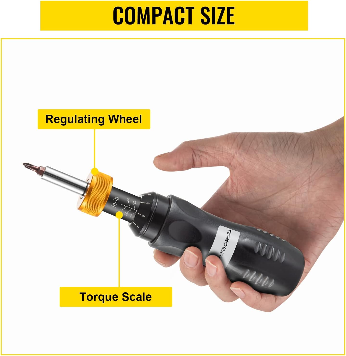 Torque Limiting Screwdriver 10-50 in-lbs Pack of 2 F58747