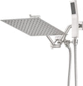 10 Inch Rain Shower Head With Handheld, Dual Shower Head Combo, Brushed Nickel O225