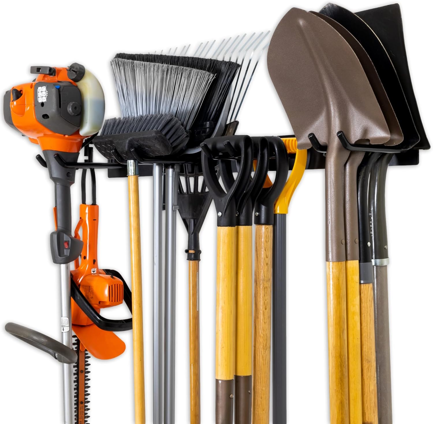 Tool Storage Rack, Heavy Duty Steel Hooks, Pack of 2 O899071