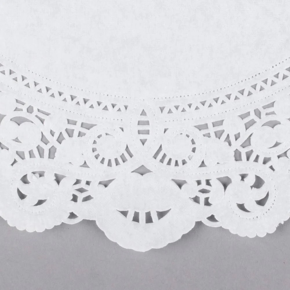 250/Case Lace Grease Proof Doilies E950965