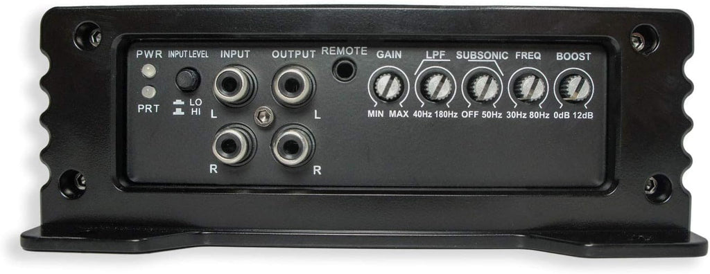 Dual 10 Sub Box Bundle with Amp Compatible with 2007-2013 Toyota Tundra Double Cab Truck X5370