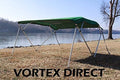 4 Bow Bimini Top 12' Long, 85-90" Wide, 54" High, Pontoon / Deck Boat Complete Kit K53620