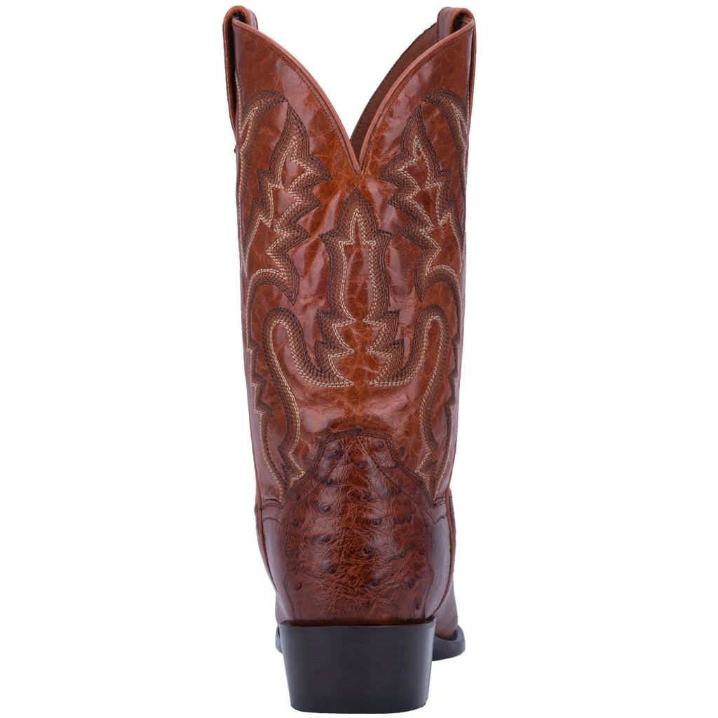 Cognac Ostrich Boots K15505