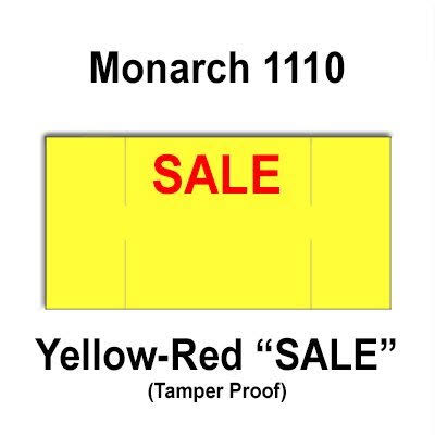 Fluorescent Chartreuse General Purpose Labels for Price Guns N192556