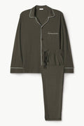 Avocado Ivory Tencel Modal Long PJ Set Y417
