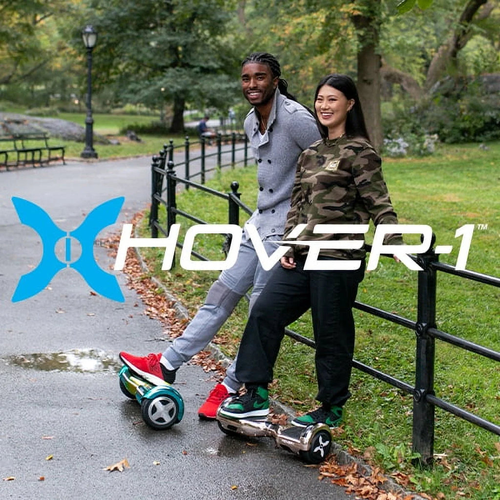 6.5 in LED Wheel Hoverboard, 220 lb Max Weight, Blue J3798