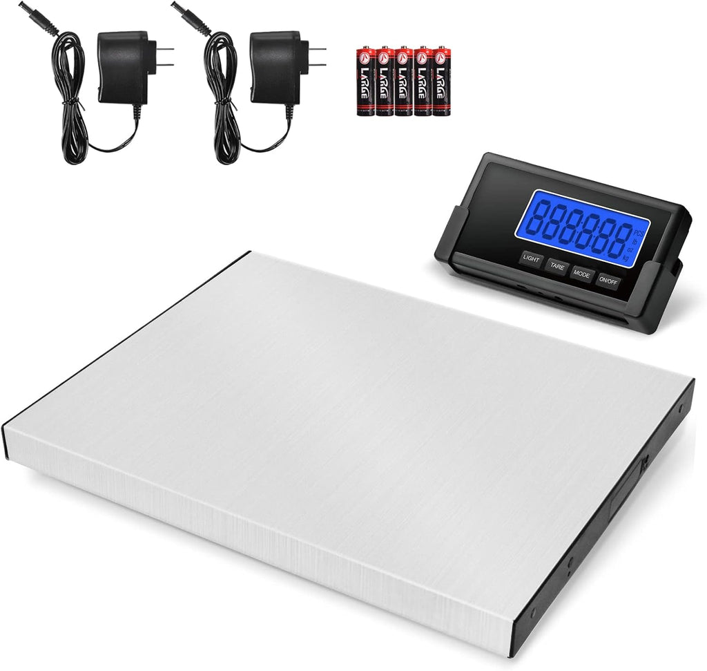 397lb Heavy Duty Postal Scale Stainless Steel with Wireless Displays, Pack of 2 X34375