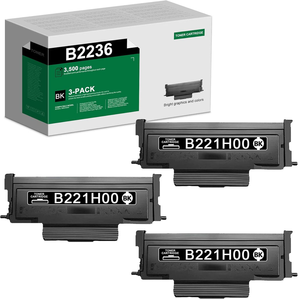 Black High Yield Toner Cartridge 3-Pack N8846