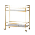 Polished Gold Iron Cart N63545