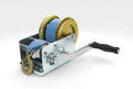 3200lbs Heavy Duty Hand Crank Winch with 32ft Strap, Pack of 2 P68925