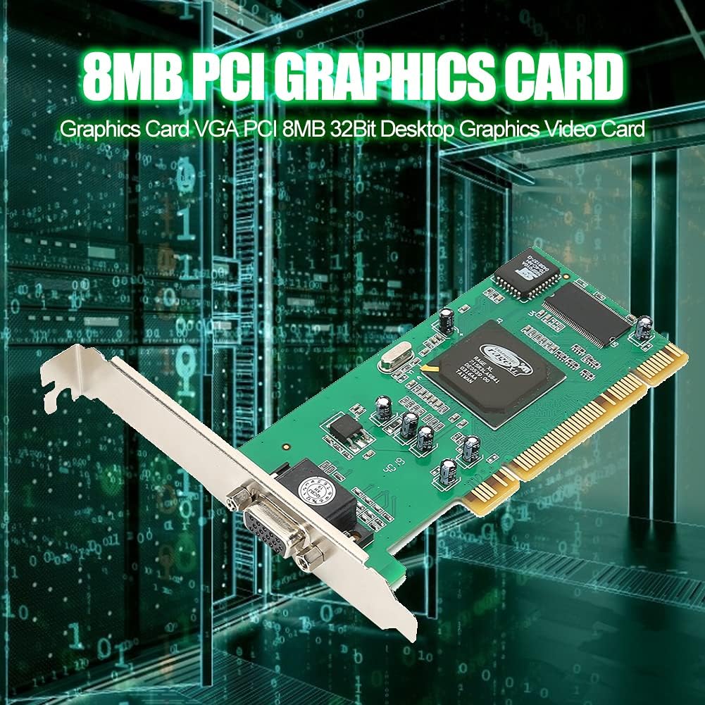 8MB 32Bit Desktop Graphics Video Card PCI Computer Accessories R553