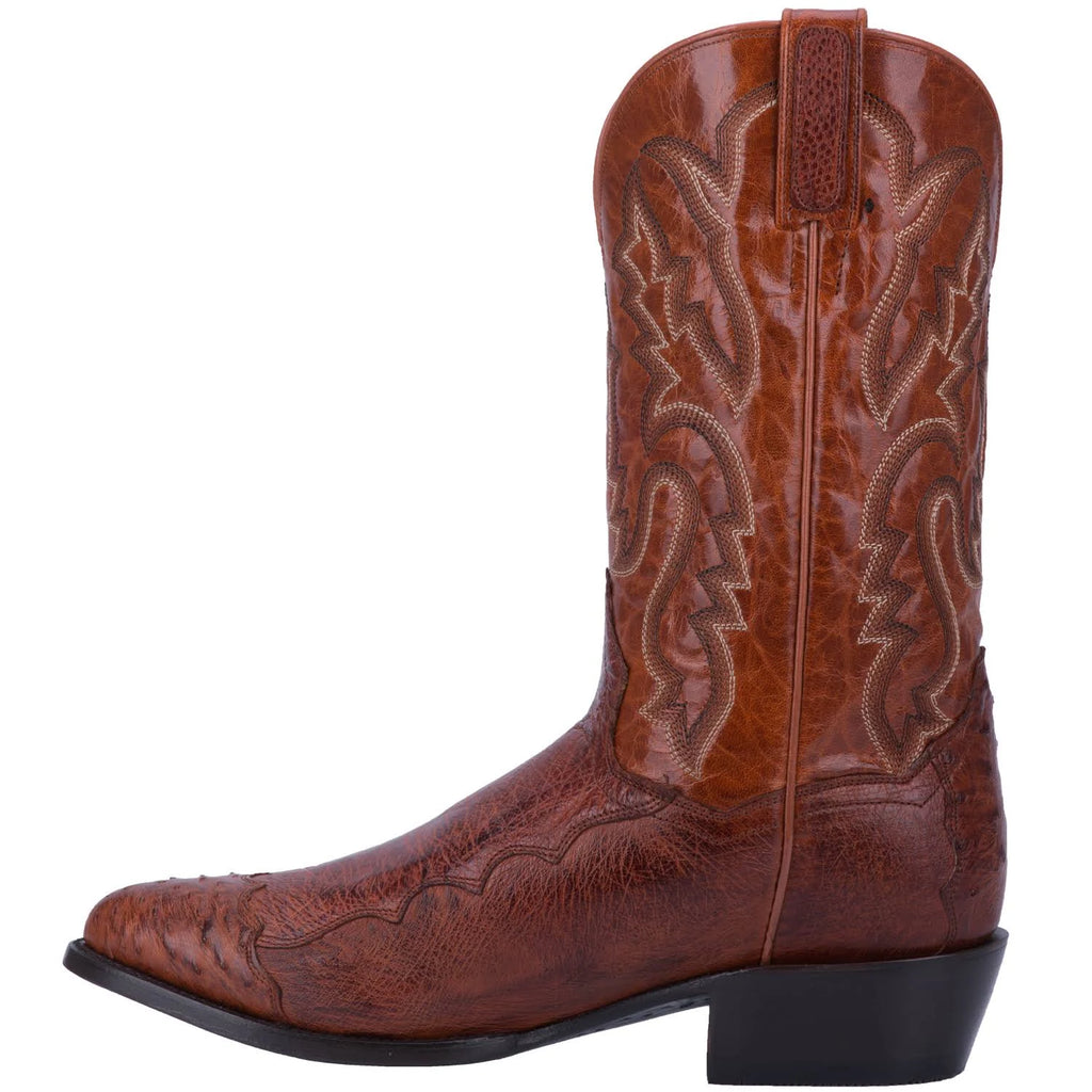 Cognac Ostrich Boots K15505