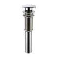 Brushed Nickel Vessel Pop-Up Drain G6419