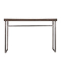 Burnt Oak Veneer Rectangle Wood Console Table K6919