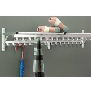 Wall Mounted Hat Shelf with Hooks U499373