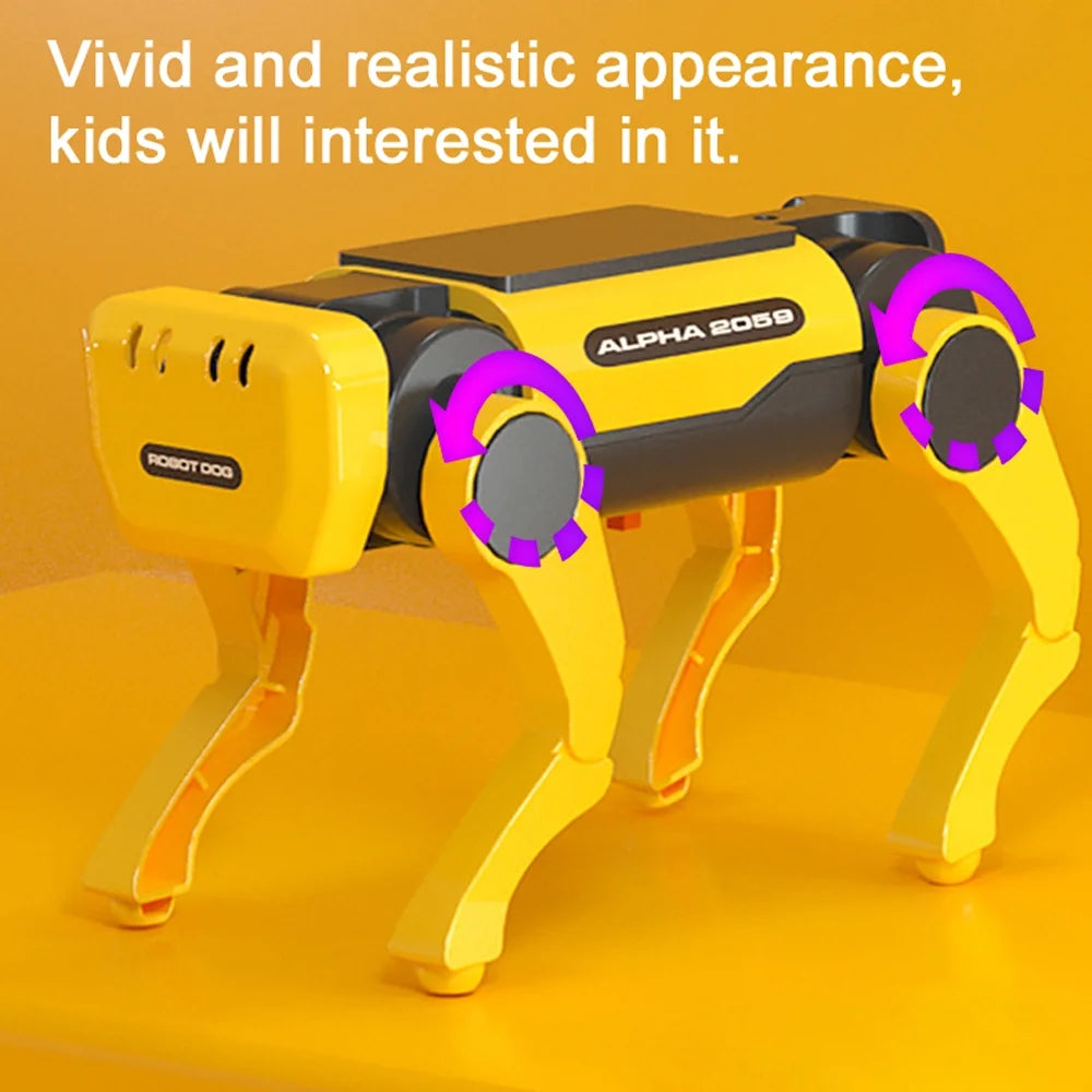 Robot Dog Cattle Solar Powered Assembly Kit O992