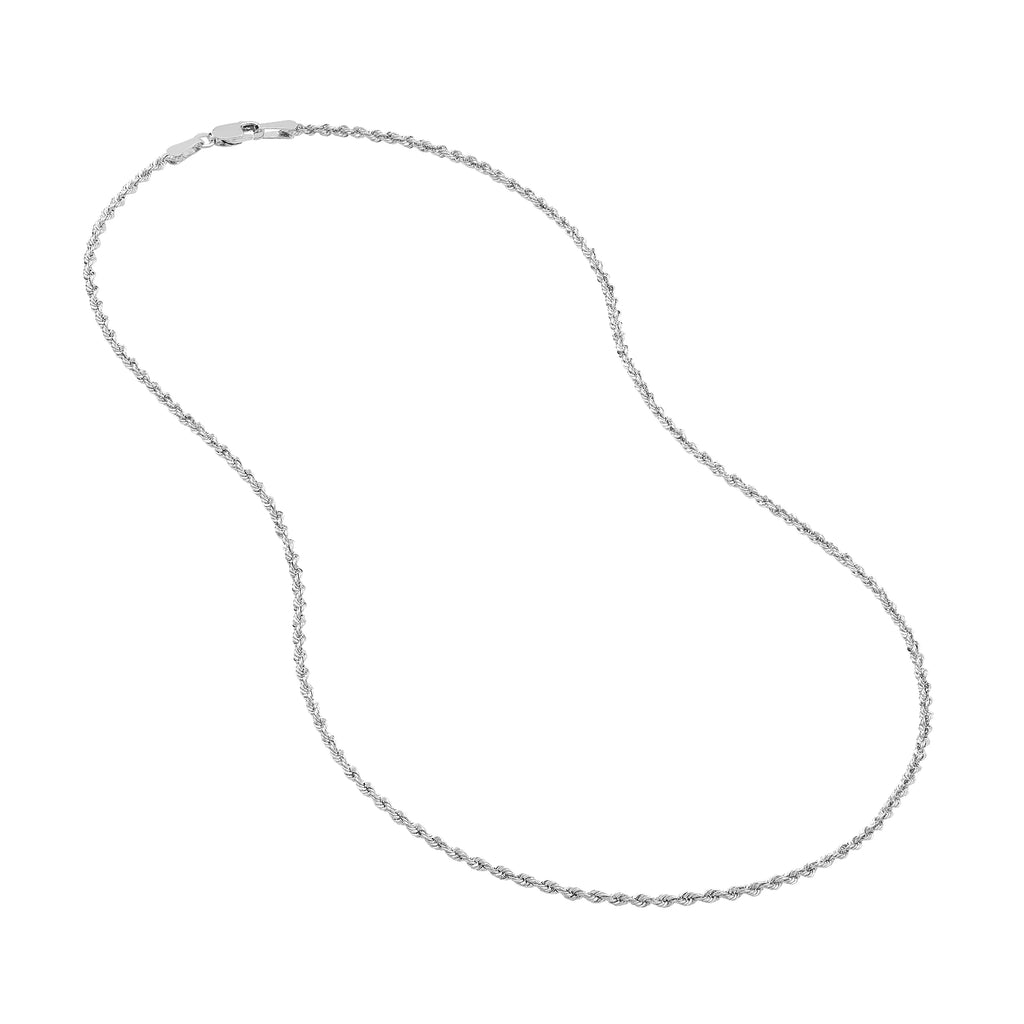 18" 1.8mm Hollow Rope Chain Necklace O931244
