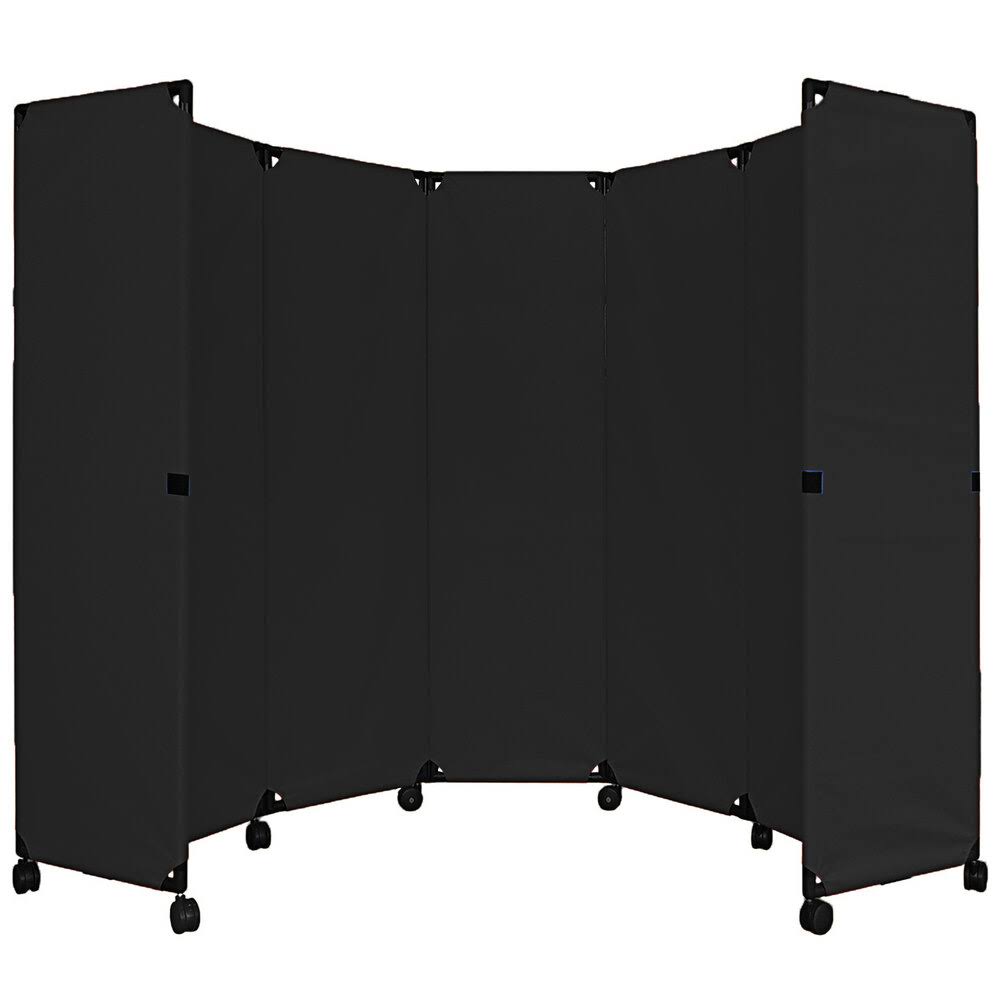 Black Folding Portable Partition G372
