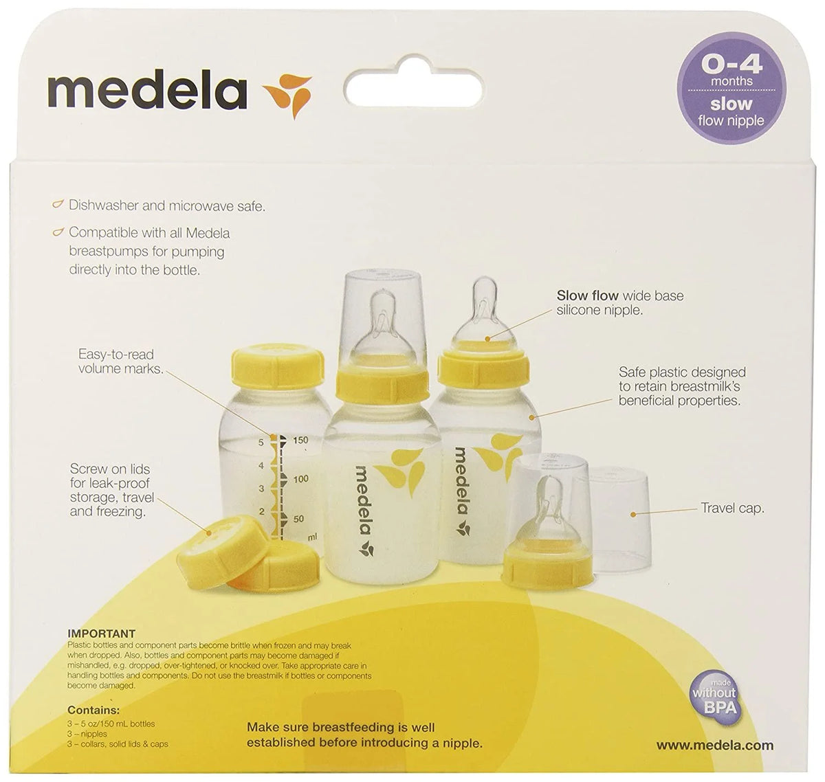 3 ct 5 oz Breastmilk Bottle Set E14063