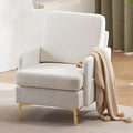 Light Gray Fabric Accent Chair F66862