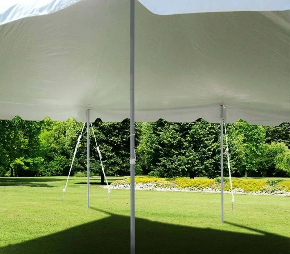 White Waterproof 40 ft x 80 ft Canopy Tent G78365