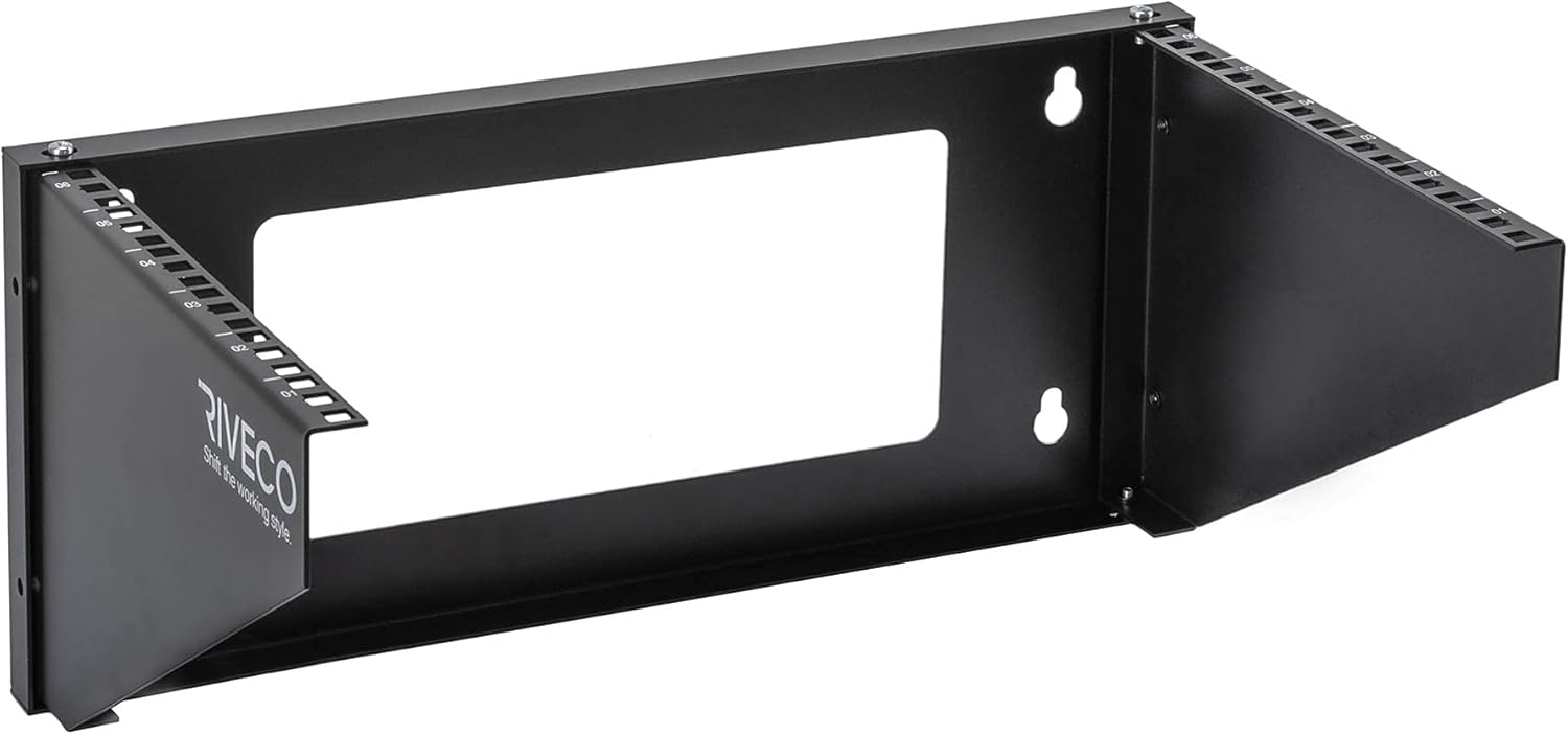 6U Wall Mount Rack Black Q14039
