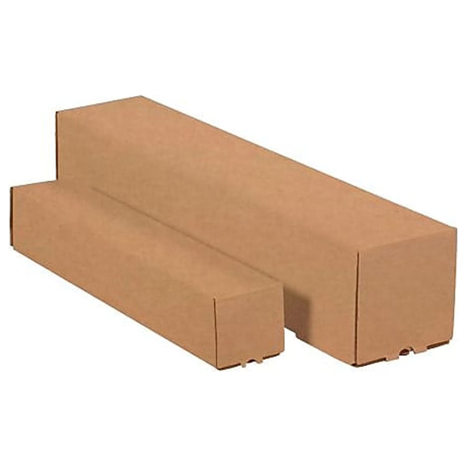 Square Mailing Tubes 3" x 3" x 18" Kraft 25/Bundle N15449