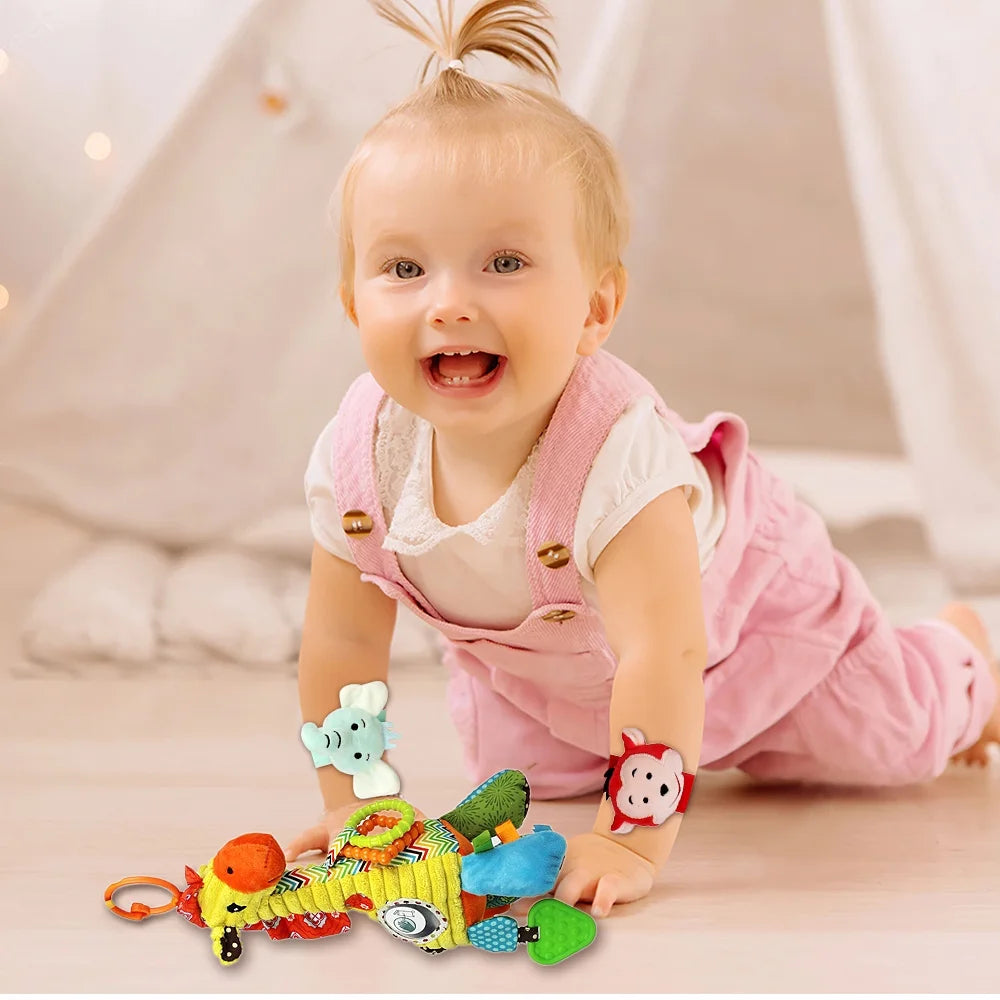 Baby Toys with Clip, Soft Arm Wrist Rattles G581526