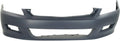 2006-2007 Honda Accord Coupe Front Plastic Bumper Cover Fascia with Fog Light Holes O995552