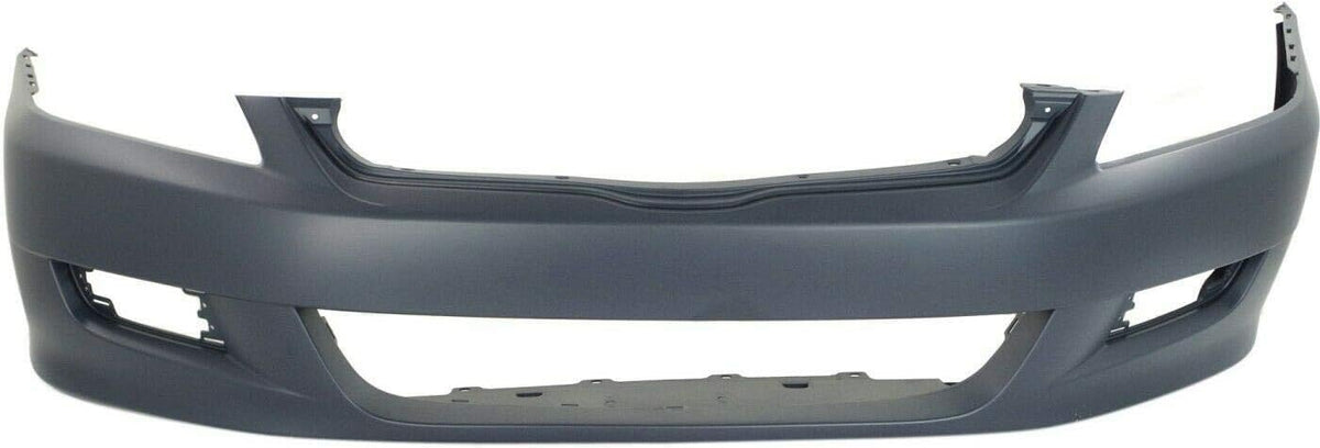 2006-2007 Honda Accord Coupe Front Plastic Bumper Cover Fascia with Fog Light Holes O995552