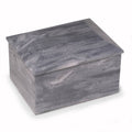 Grey Genuine Marble Cremation Urn D684