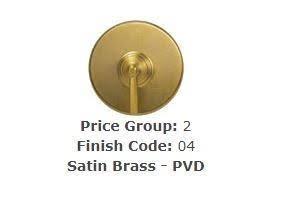 Satin Brass Basket Strainer V50876
