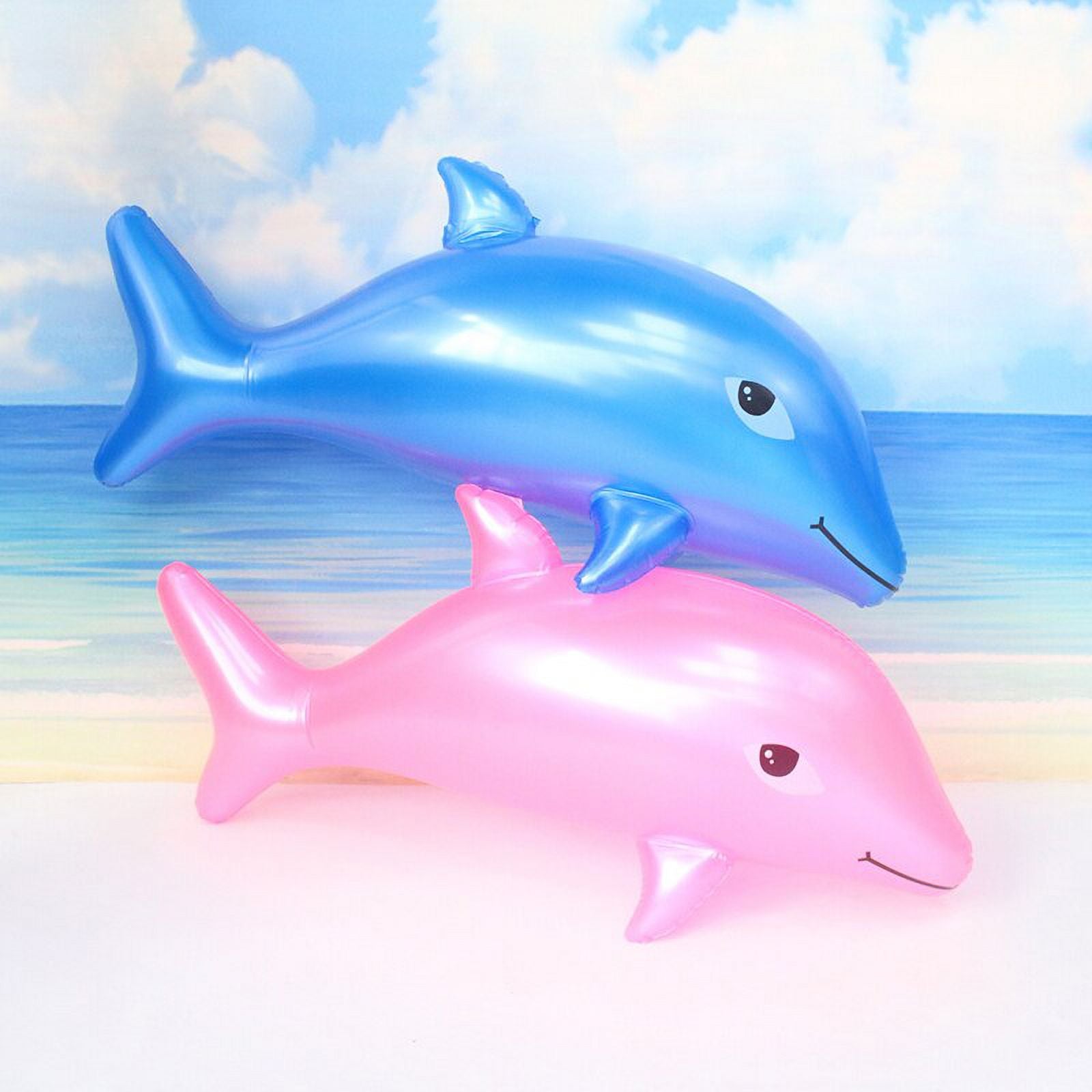 Inflatable Dolphin Beach Swimming Ring Pool Float Water Toy X9949