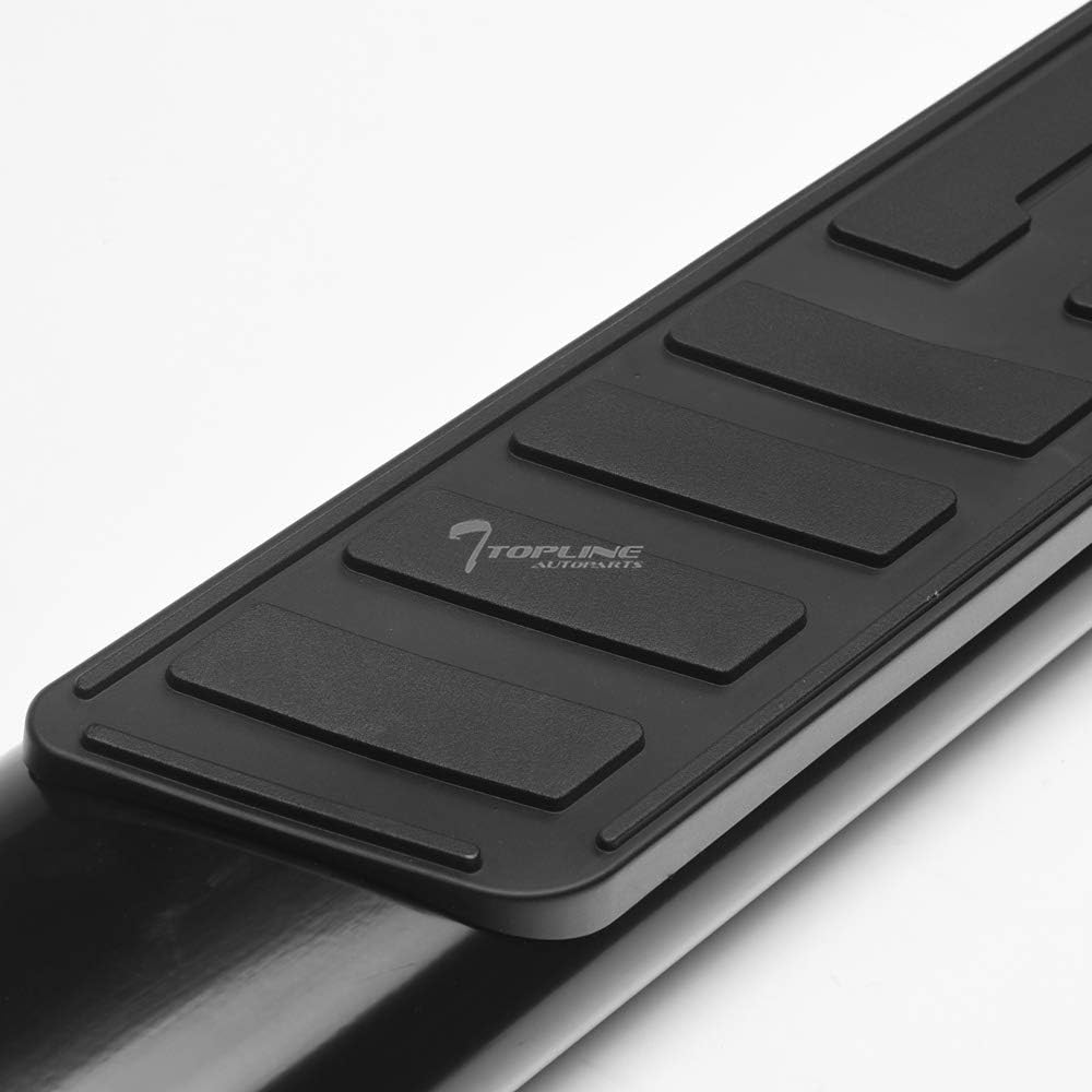 Oval Bent End Black Side Step Nerf Bars Running Boards M623