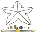 Antique Copper Natural Gas Fire Pit Burner Ring Kit B5194