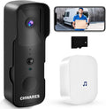White 1080P HD Video Doorbell Camera Pack of 2 H820432