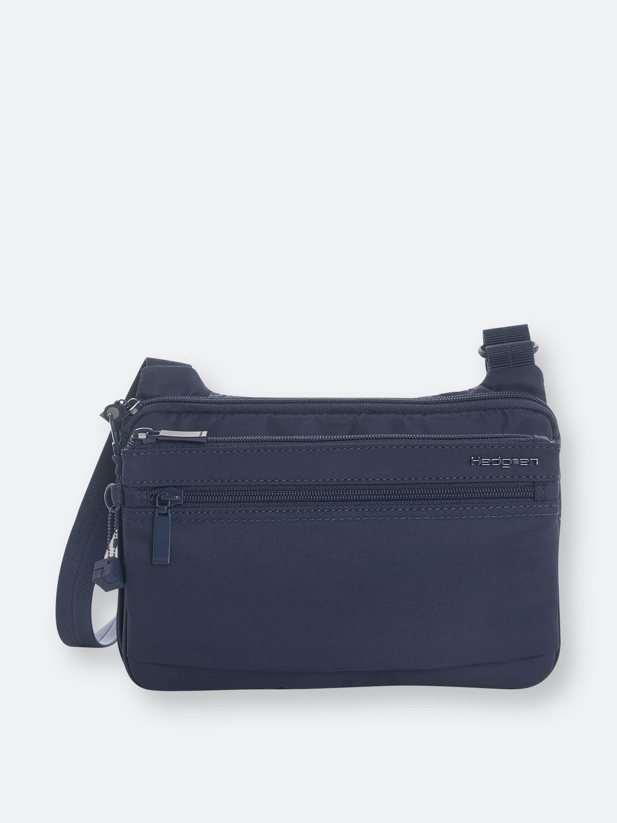 Blue RFID Crossbody with Safety Hook N17916