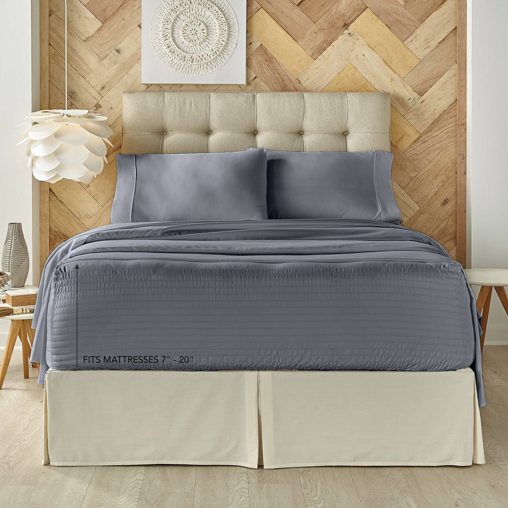 500 Thread Count 4 Piece Bed Sheet Set - Sage - California King G321