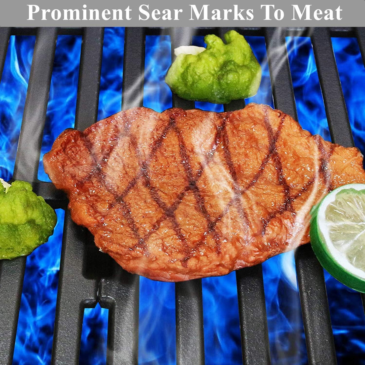 16 15/16 Cast Iron Grill Cooking Grids, 2 Pack N9299
