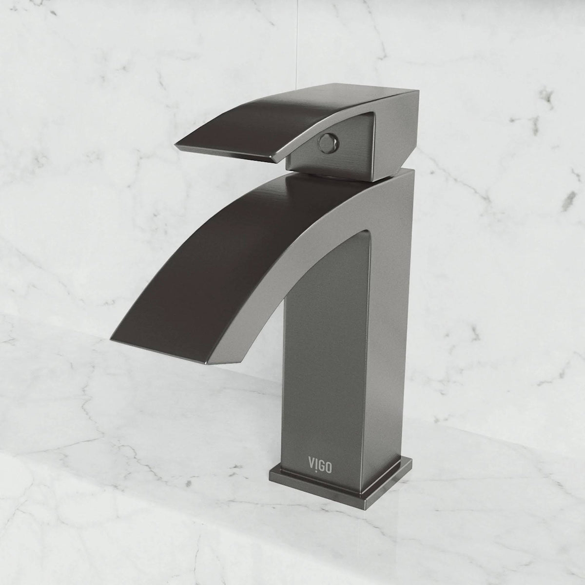 Graphite Black Single Hole Bathroom Faucet B865