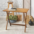 Red Oak Folding TV Tray Table C653050