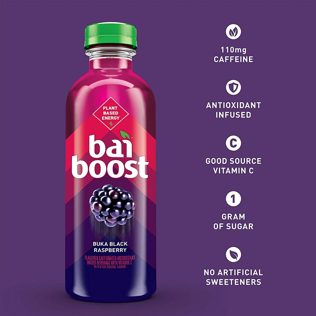 Black Raspberry Antioxidant Infused Beverage, 18 fl oz (Pack of 12) H8150