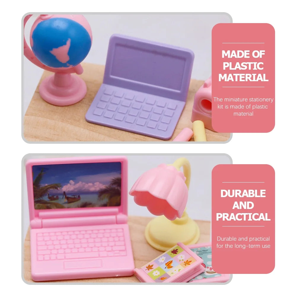 Miniature Doll School Supplies Set A824598