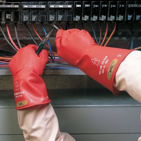 Electrical Glove Kit, 8, Black/Red, 1 PR W3146