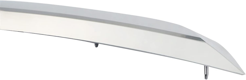 Front Lower Grille Molding Trim Grill Chrome Plastic Replacement Pack of 2 H536321
