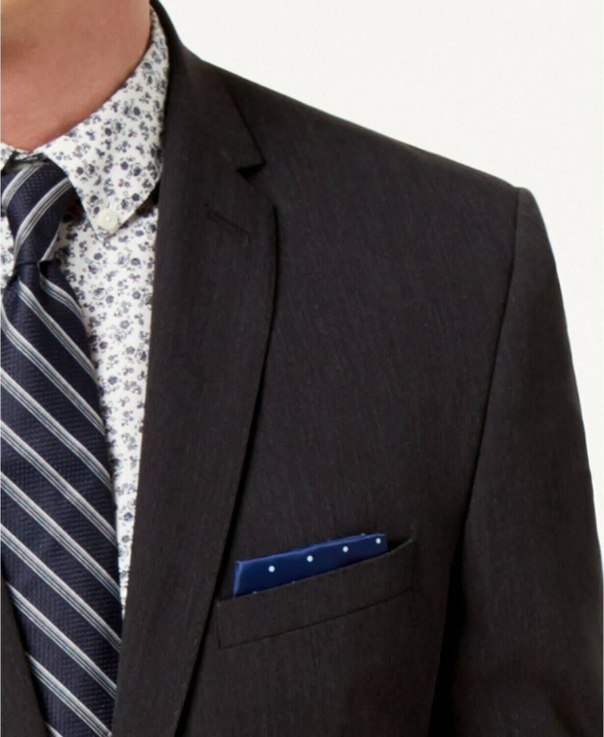 Black Modern Fit Two-Button Suit S275
