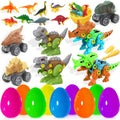 9 Pack Easter Basket Stuffers with Dinosaur Toys C61446