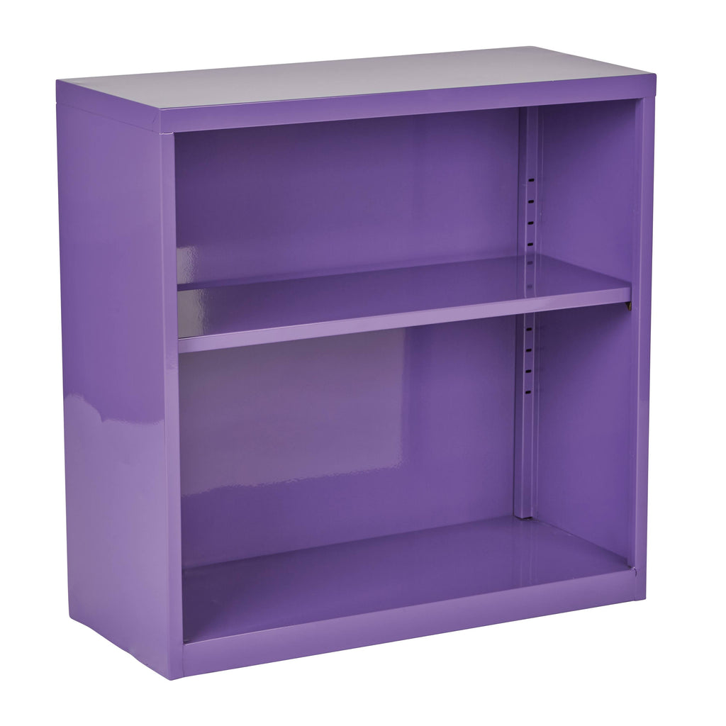 White Metal Bookcase V4736