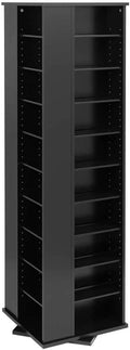 Black Four-Sided Spinning Tower Storage Cabinet C696284